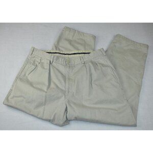 Vintage Polo Ralph Lauren Men's Andrew Pants 38x30 Chino Pleated Beige